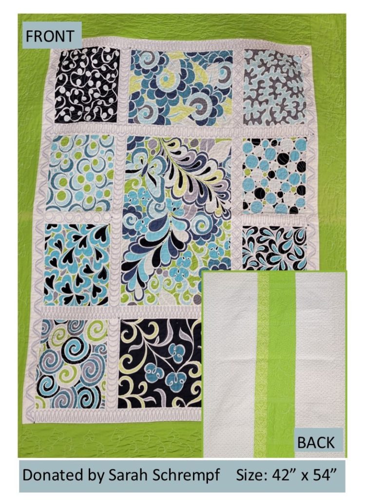 2022 Quilt Raffle Winners Senior Care Volunteer Network