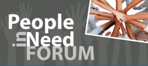 People in Need Forum Banner
